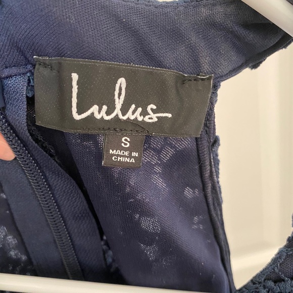 Lulus Navy Blue Mini Dress - Picture 3 of 4